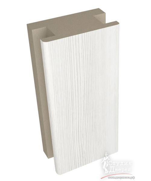 Адаптер добор/добор телеск. ПВХ 38х22х2070 Ясень снежный